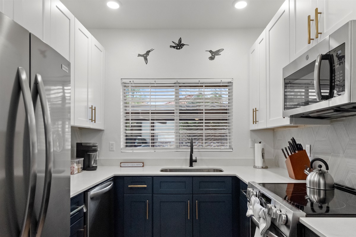 Spacious kitchen designed for convenience and functionality