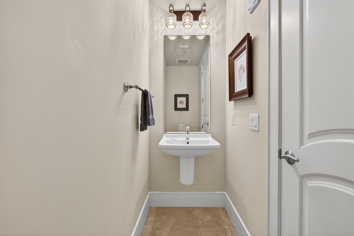 Fourth Bathroom, hall half-bath