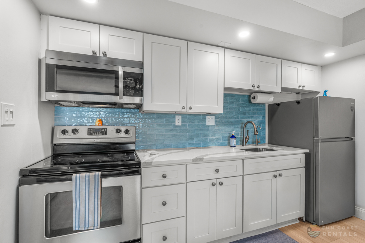 Updated Stainless Steel Kitchen