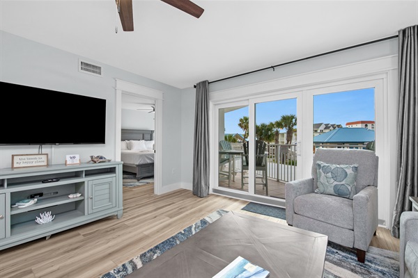 55 Inch Roku TV.  Stream your favorite apps, or watch local Cox Cable