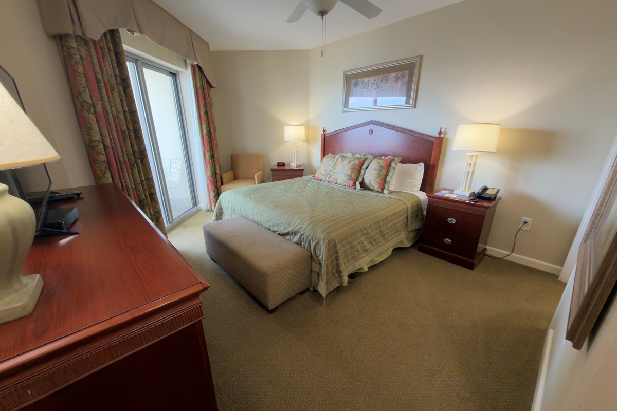 King Bed In Main Bedroom