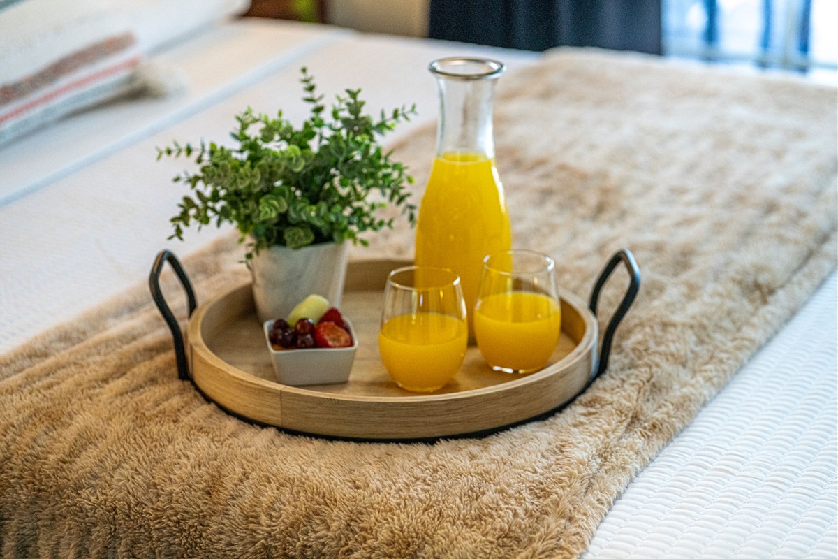 A tranquil escape with fresh design, soft textures, and an easy flow to the outdoors.