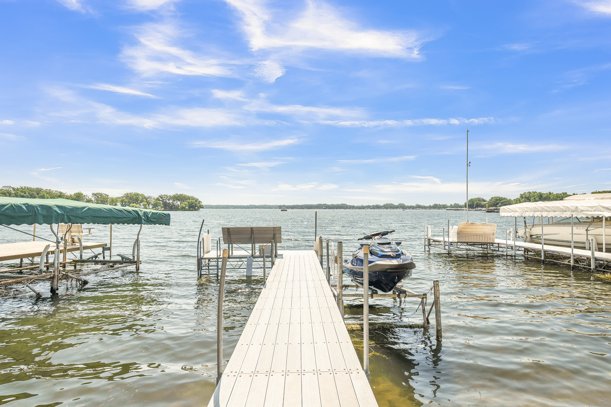 Private dock to fish off