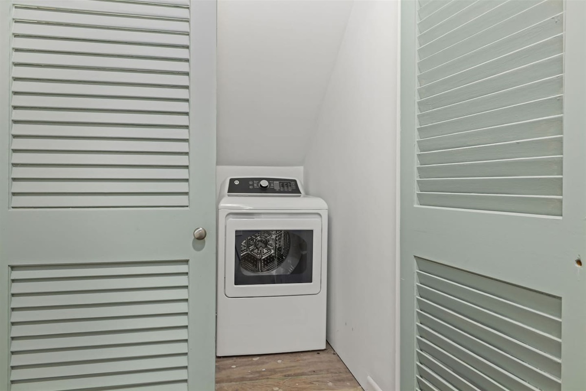 Upstairs laundry room is available to you!