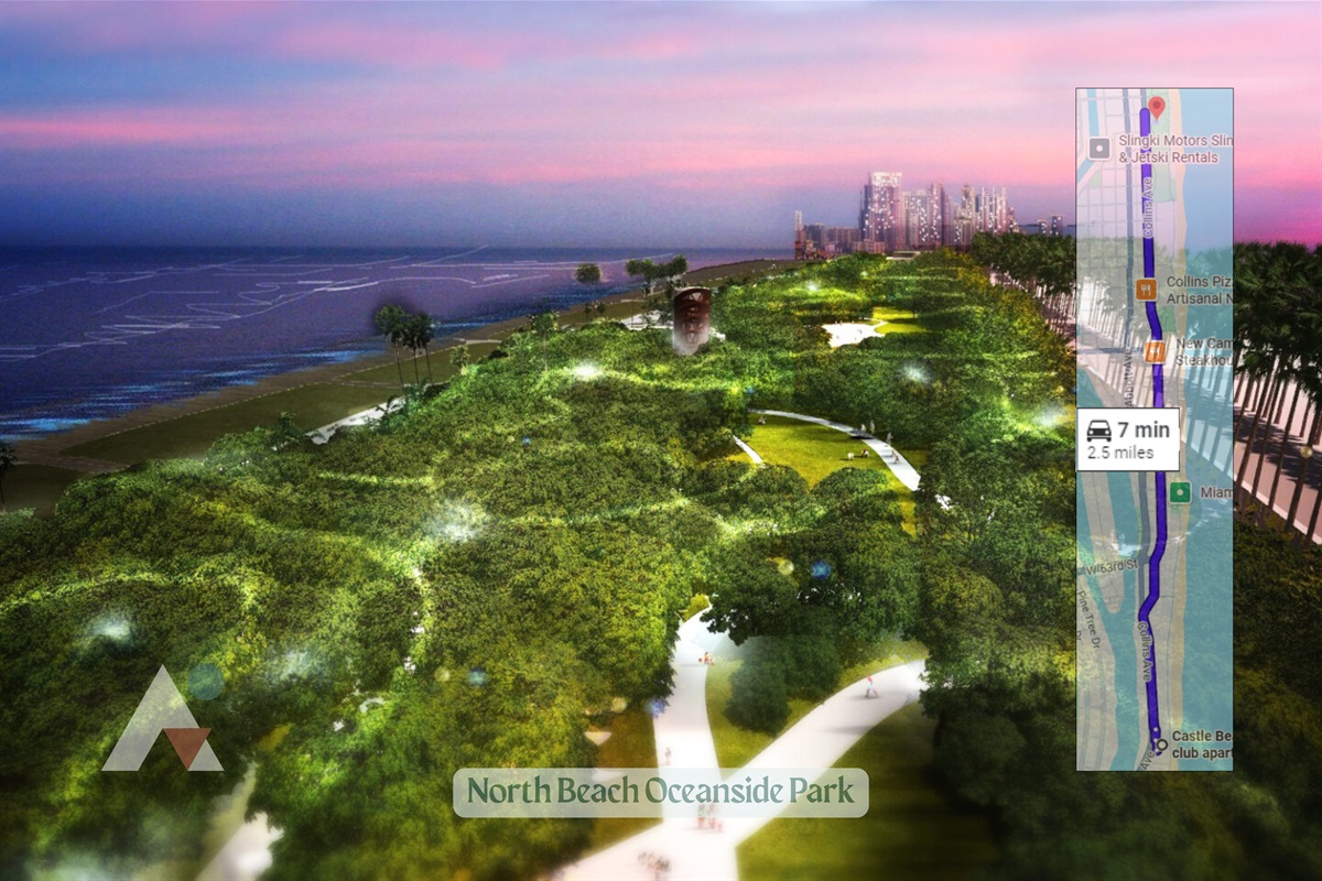 North Shore Open Space Park is an expansive beachfront park prized for its preservation of natural coastal hammock trees and sea grapes. The park features shaded walking and biking trails, picnic pavilions with barbecue grills, and a wide, uncrowded beachf