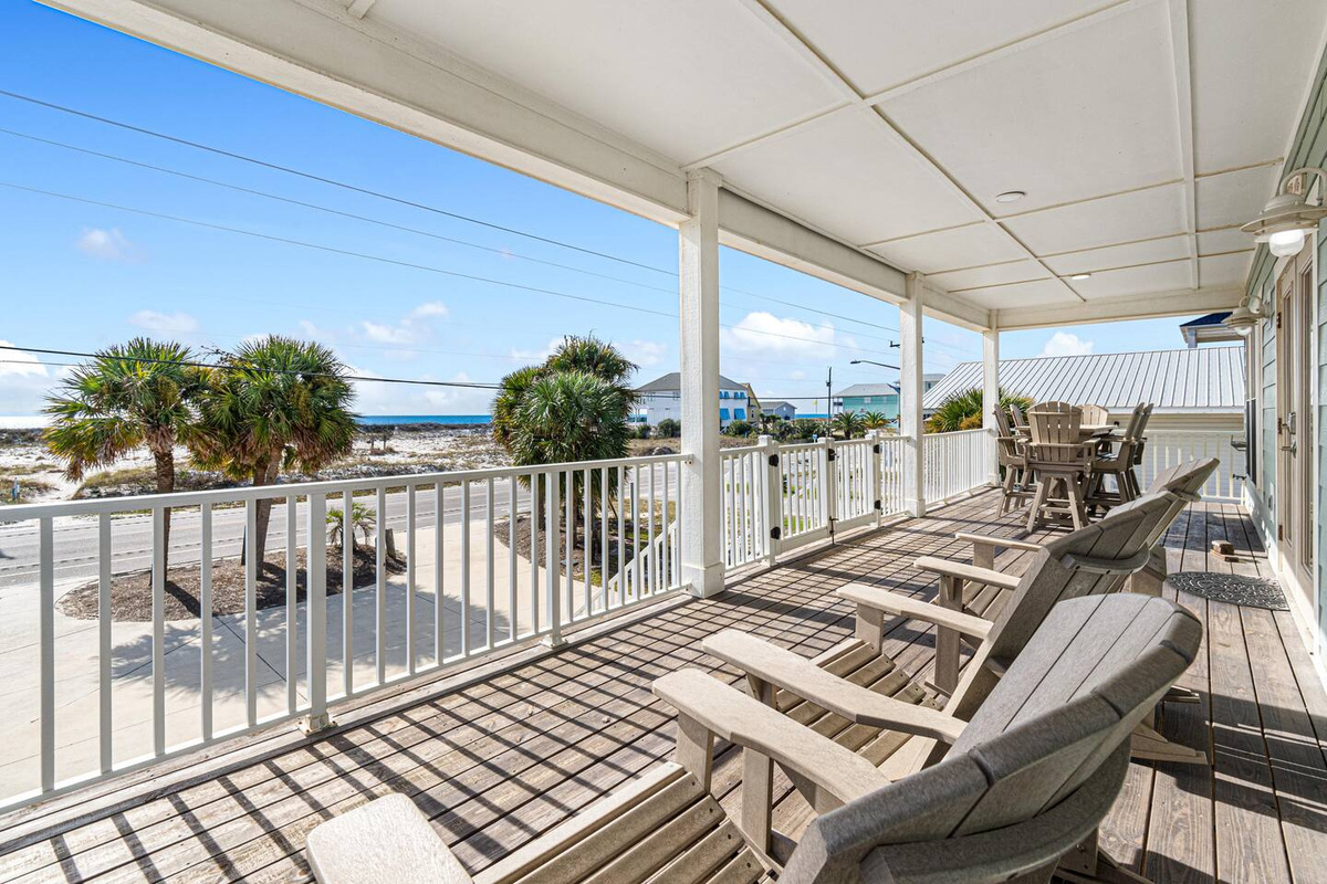 Enjoy the amazing views from the front deck with the family listening to the waves crashing.
