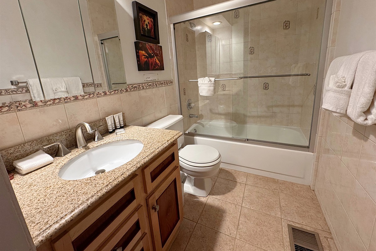 Main level full bathroom