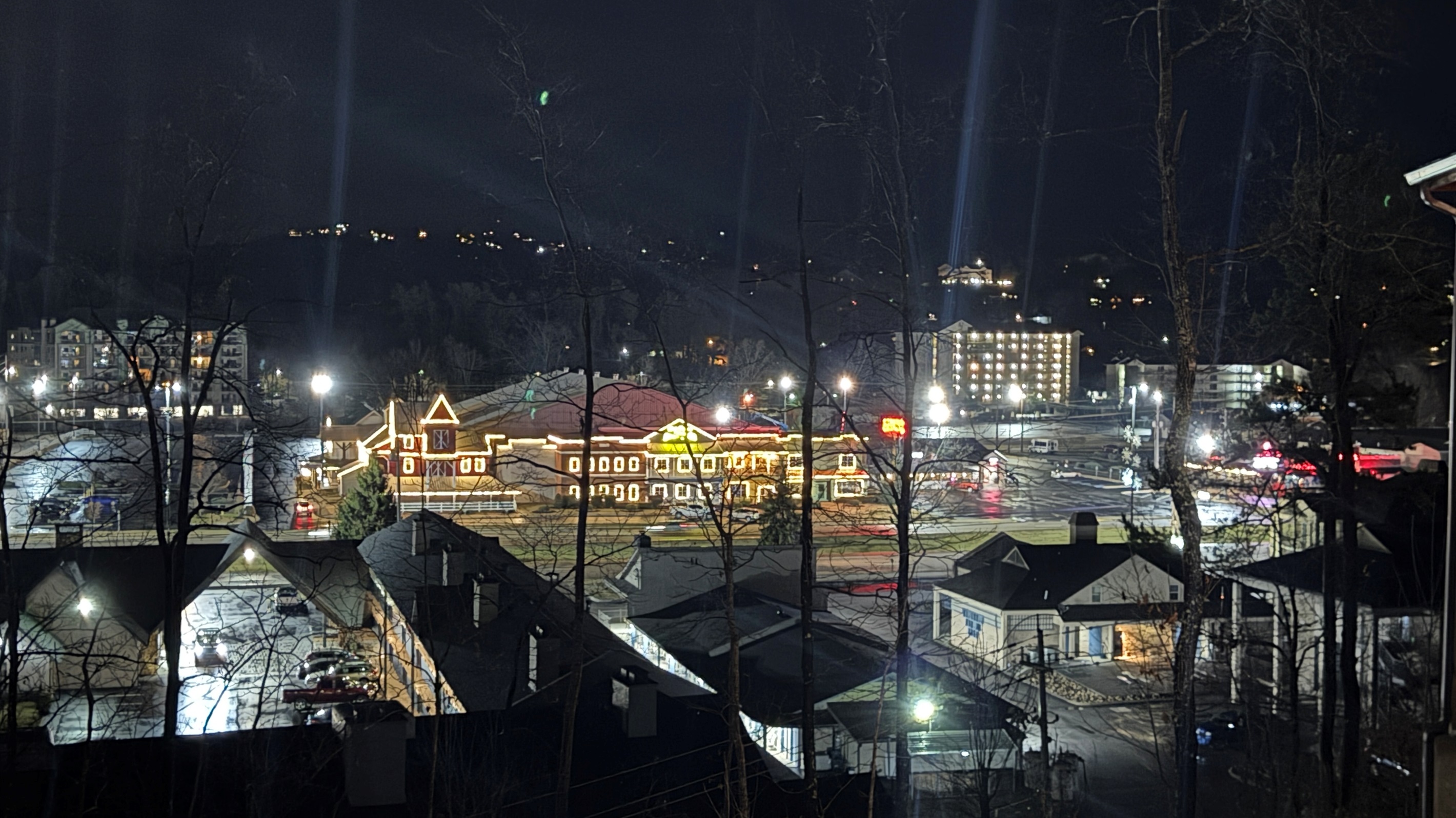 Pigeon Forge City view from the Resort