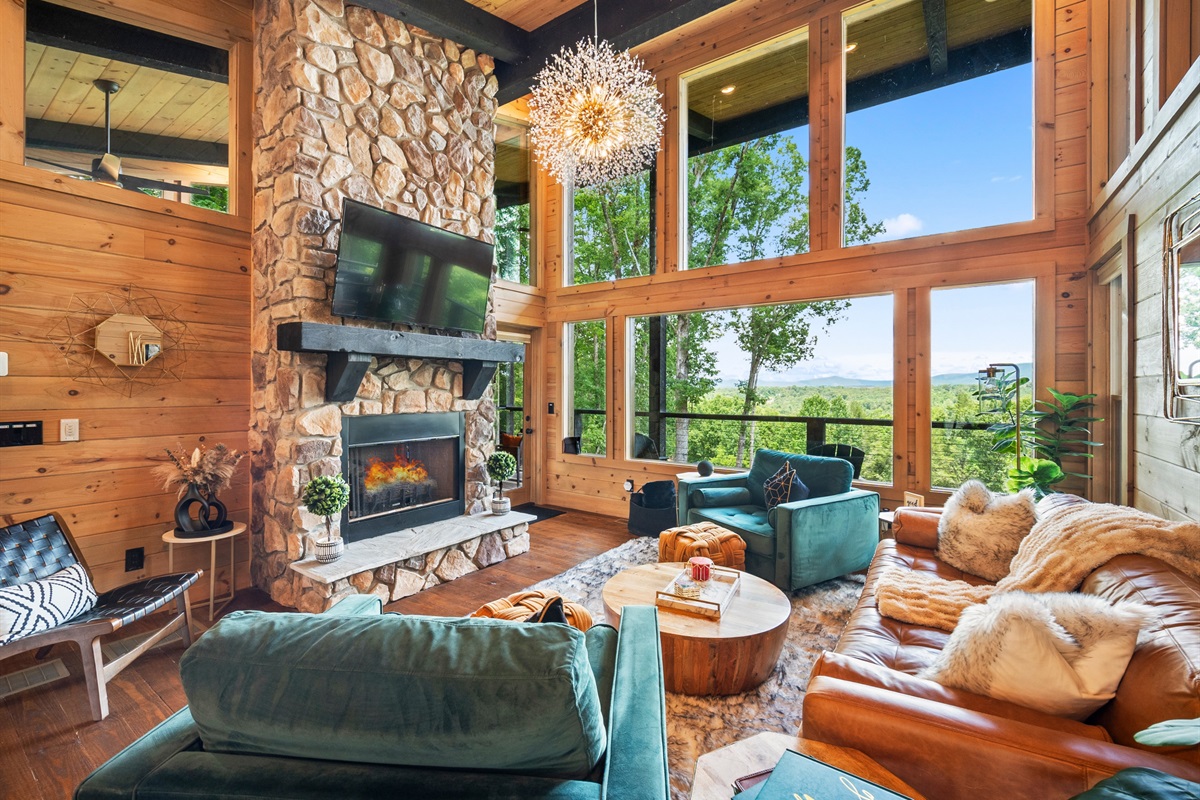 Mountain views, modern vibes. Where cozy meets chic and every seat is the best in the house.
