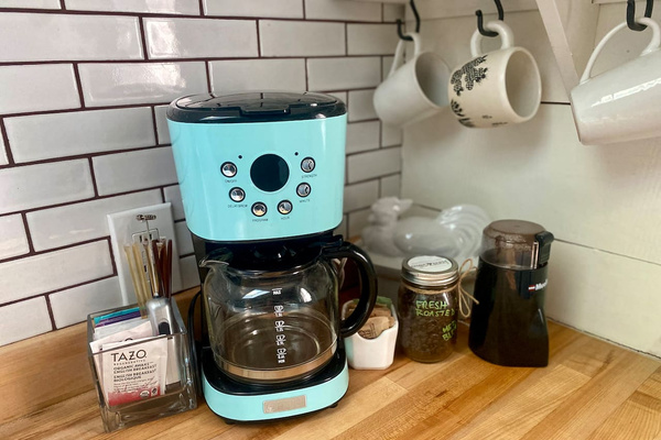 Yes, we have your brew! Fresh-roasted organic beans, a grinder, steamer and frother await, with your choice of drip, French press or pour-over—plus all the coffee fixings, and a nice selection of teas & honey.