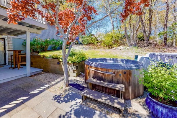Make a splash in the pool, then soak your cares away in the hot tub!