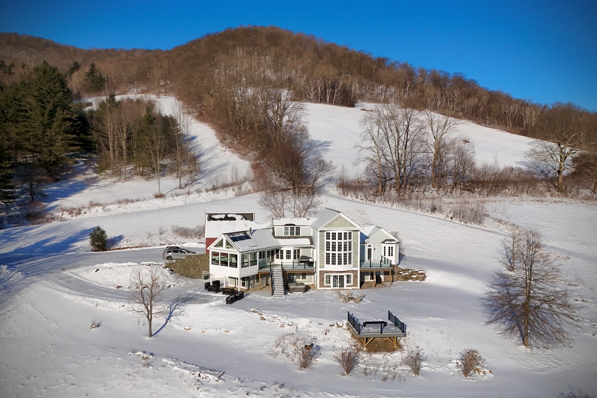 Architectural warmth in a winter wonderland