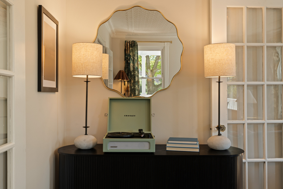 It’s all in the details. Thoughtfully collected pieces throughout Hudson Heritage House add personality while honoring the character of this 1900s home.