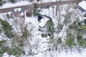 Aerial view from the  property