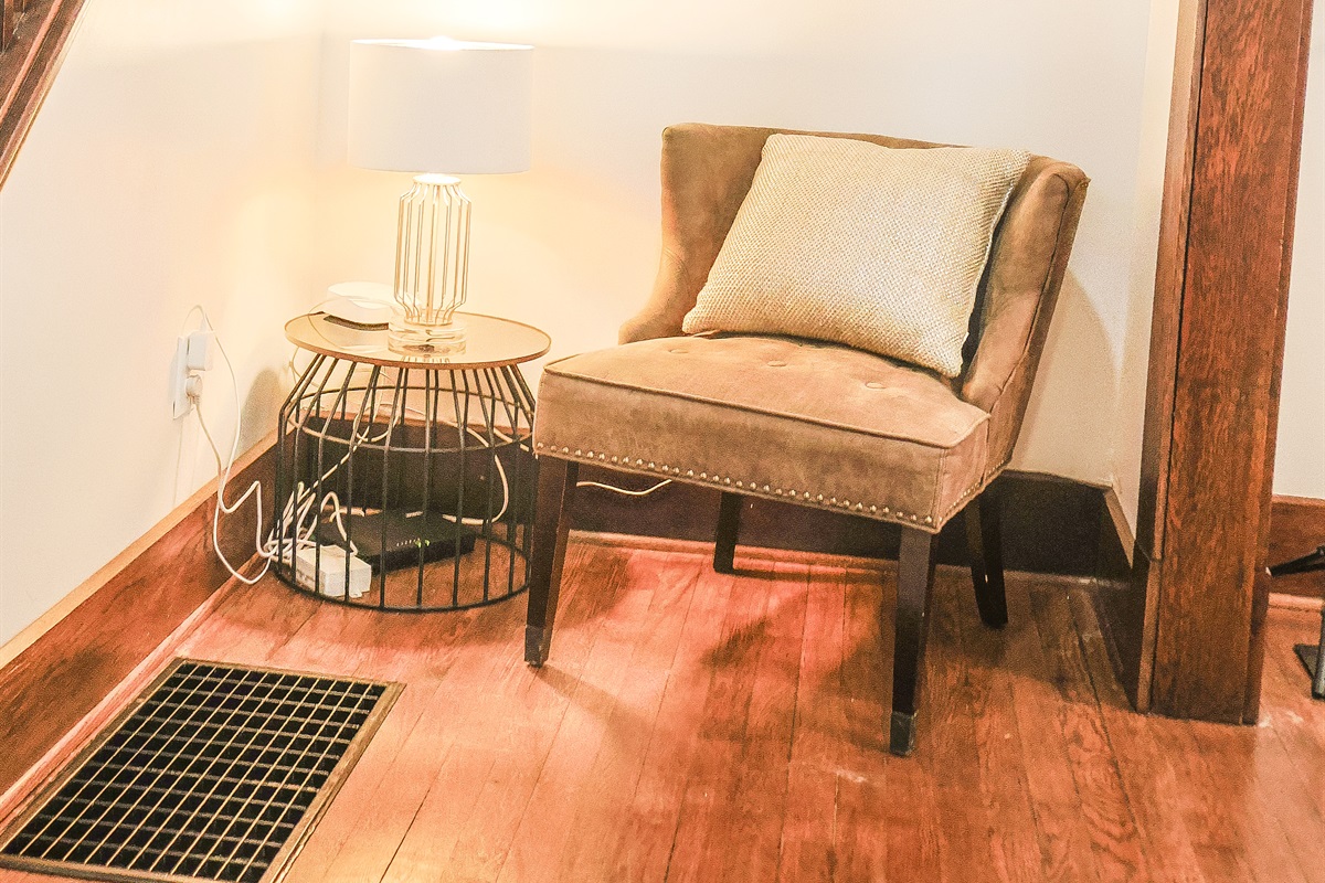 The sitting area welcomes you when open the front door