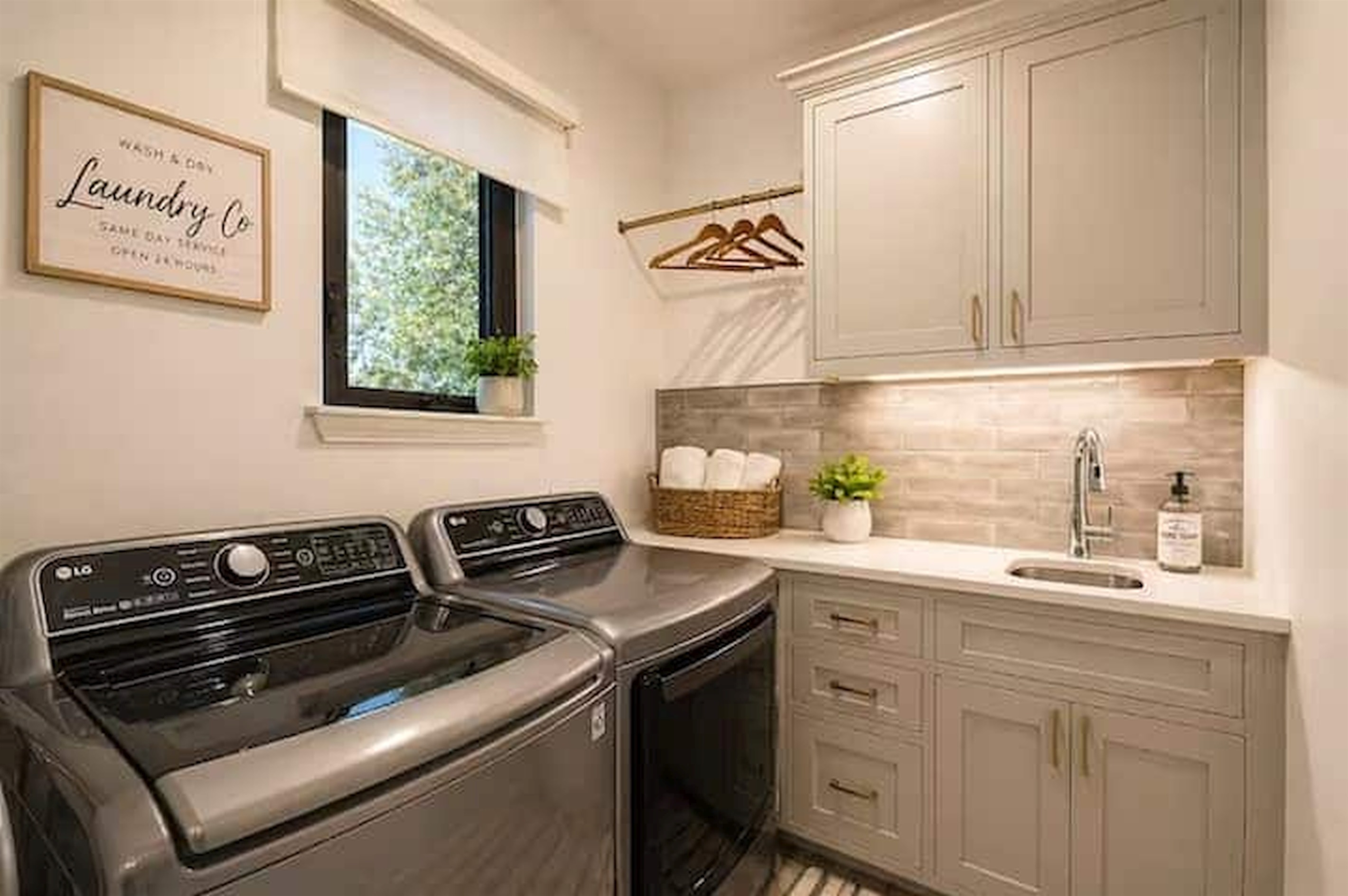 In-home laundry for added convenience
