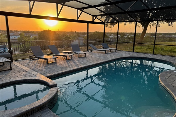 Peaceful sunset views