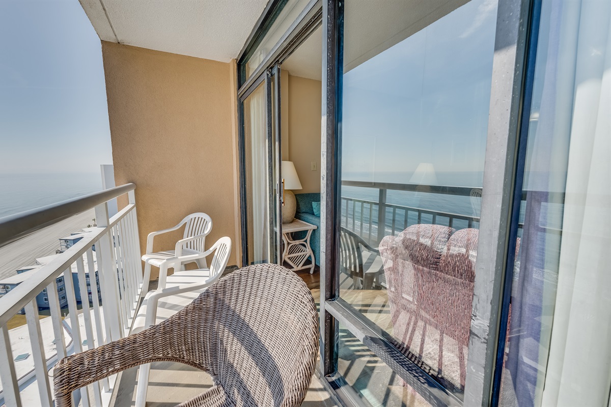 Breathtaking Views from Balcony!