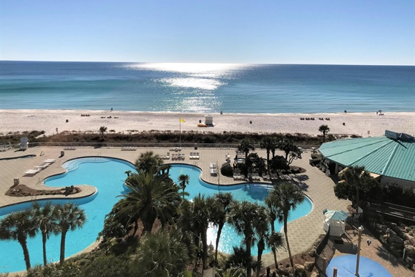 Lagoon pool view