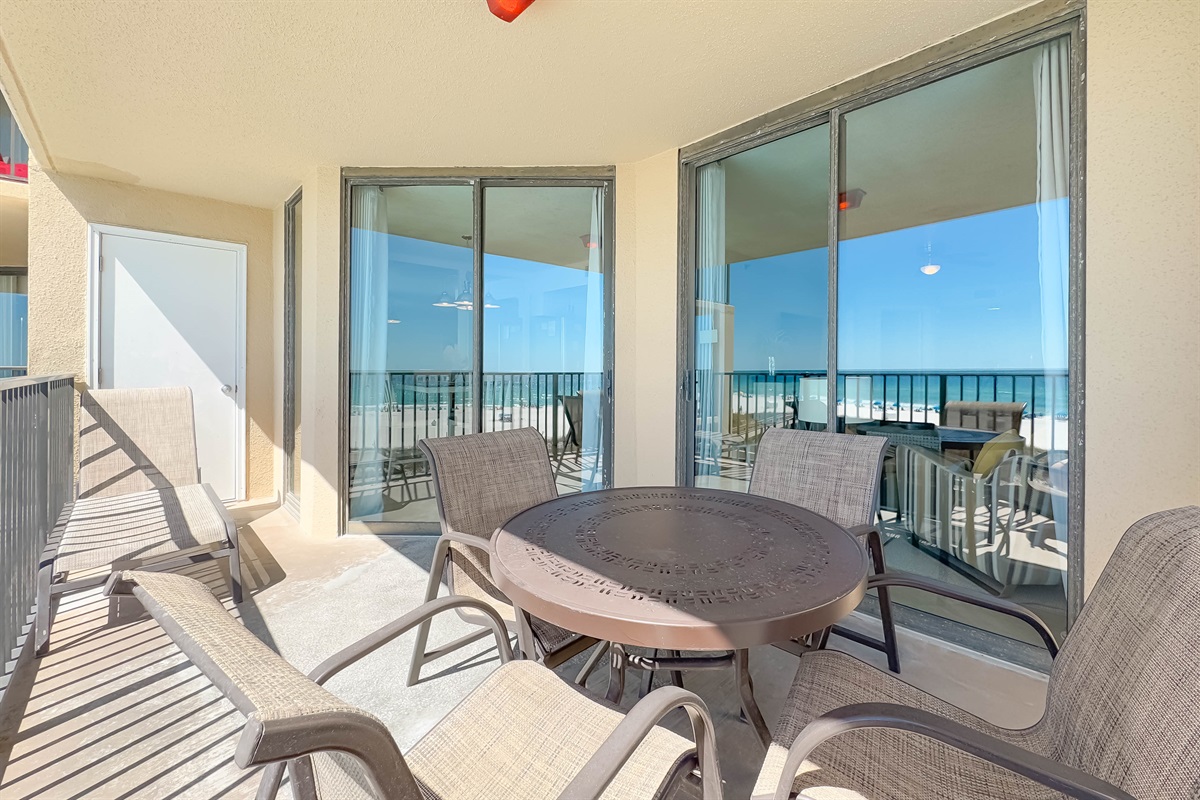 Your private front-row seat to paradise. Enjoy stunning ocean views and the soothing sound of the waves from this comfortable, private balcony.