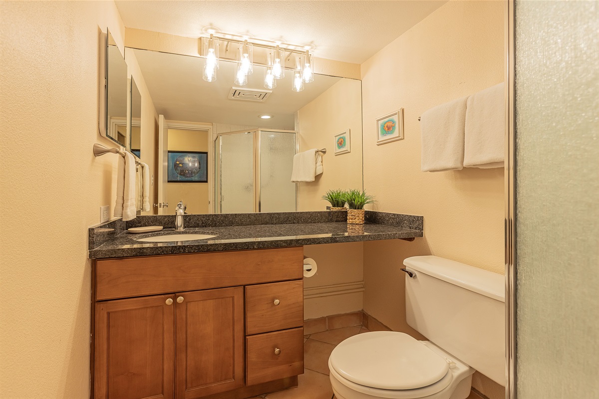 Full Bathroom 2--makes the space easily shareable for 4 people