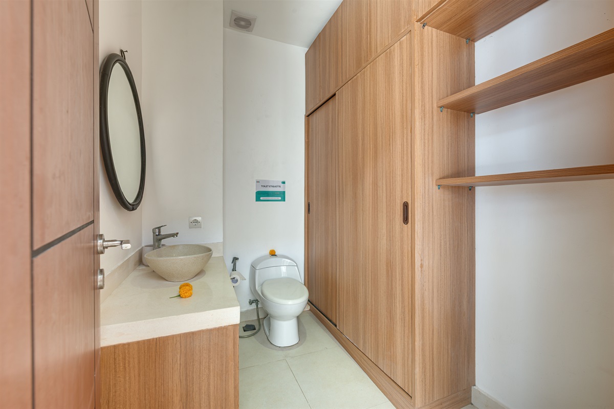 Front toilet
