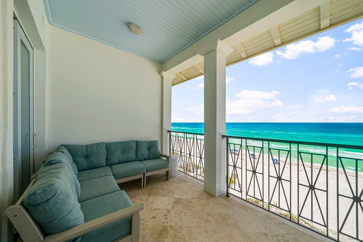 3rd Floor Covered Patio - Perfect for enjoying morning coffee or an afternoon beverage!