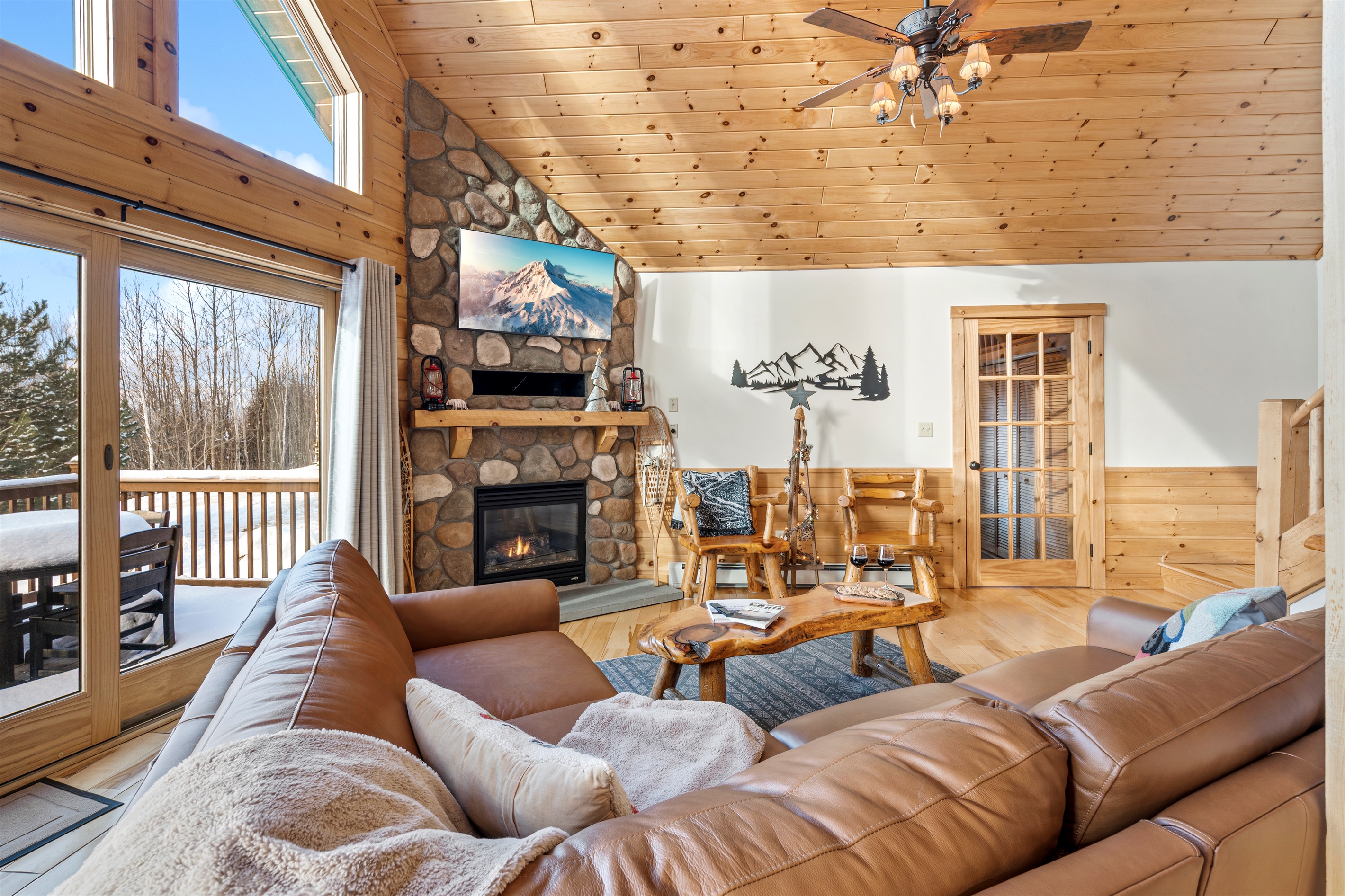 Open and bright living space designed to let in plenty of natural light.