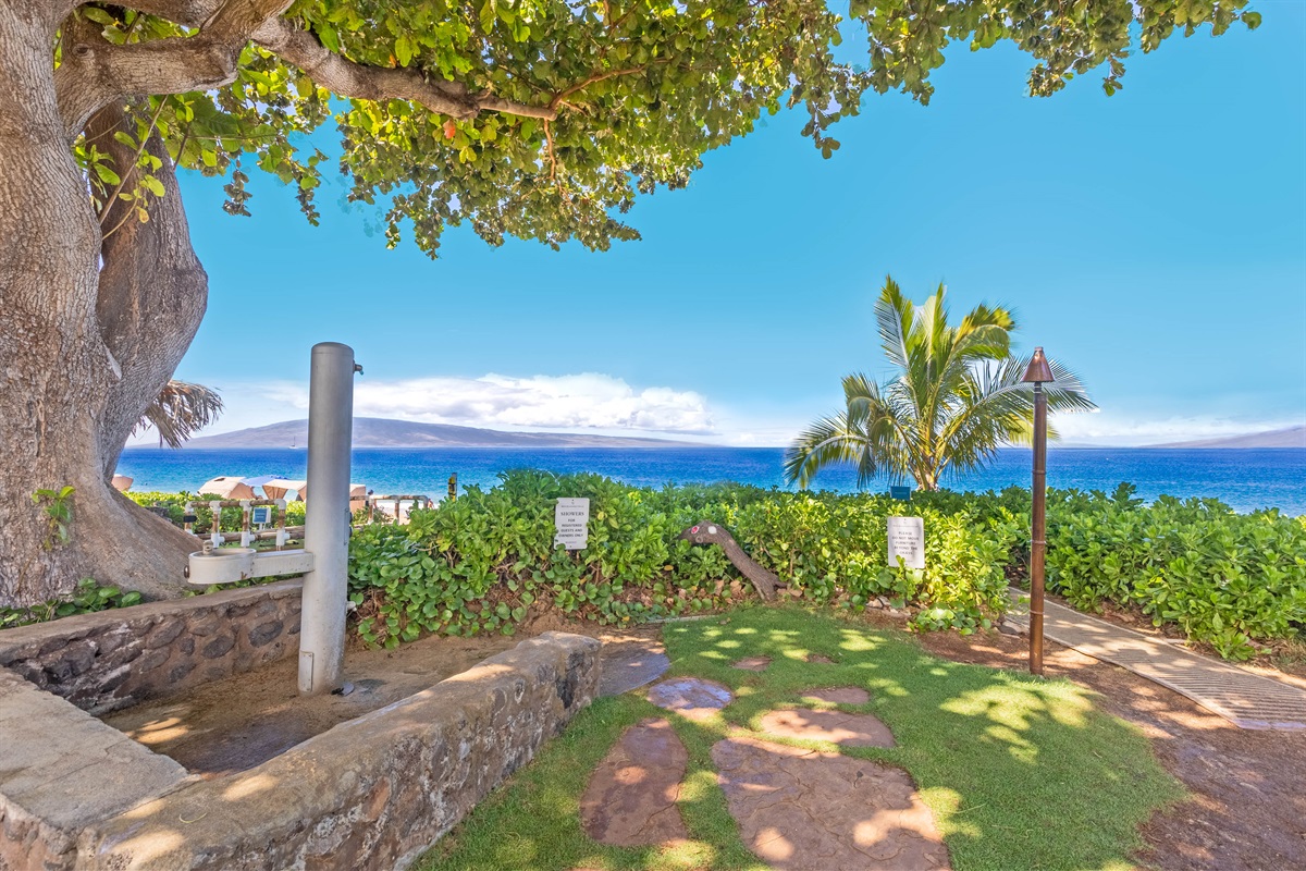 Outdoor Shower by the Sea