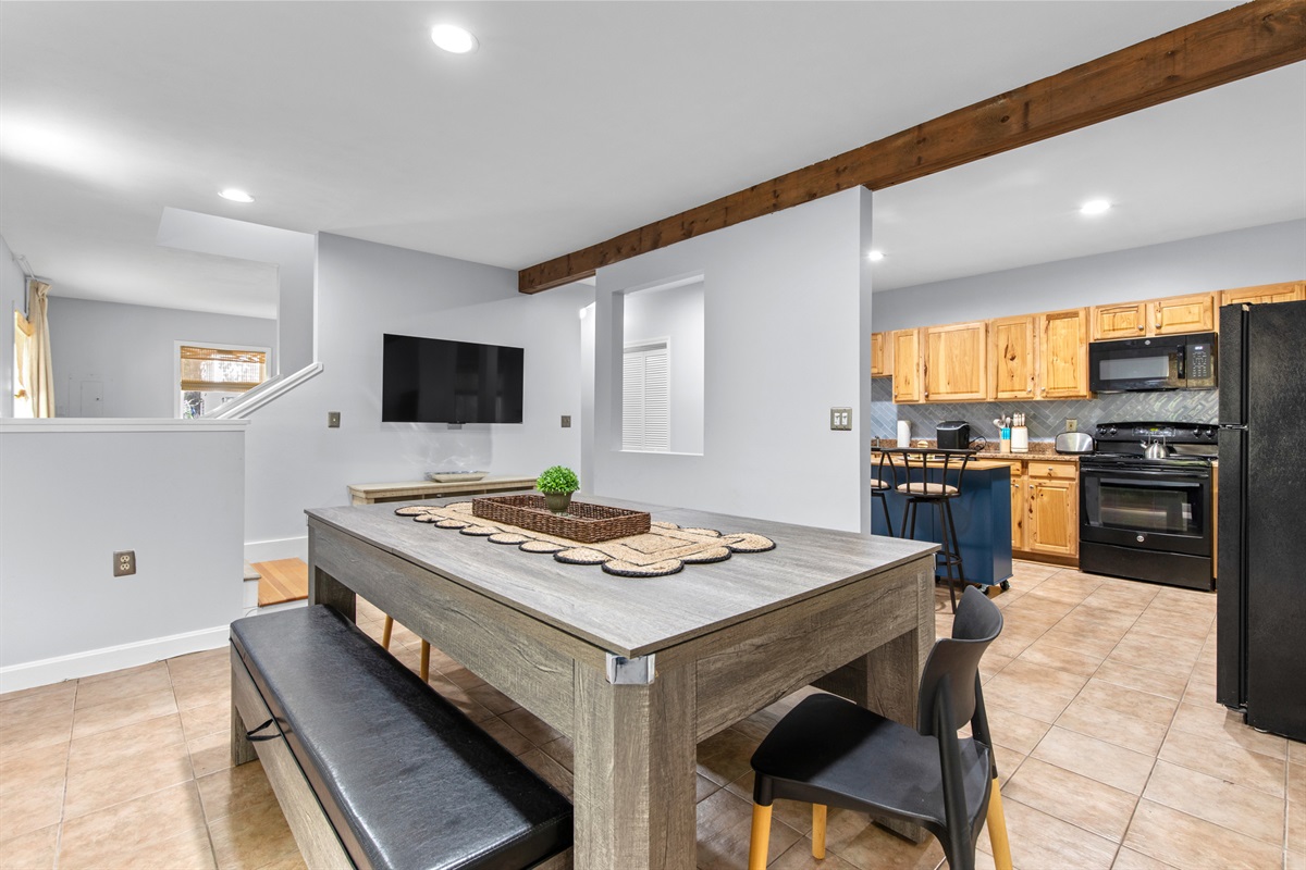 Dining table with seating for 7
