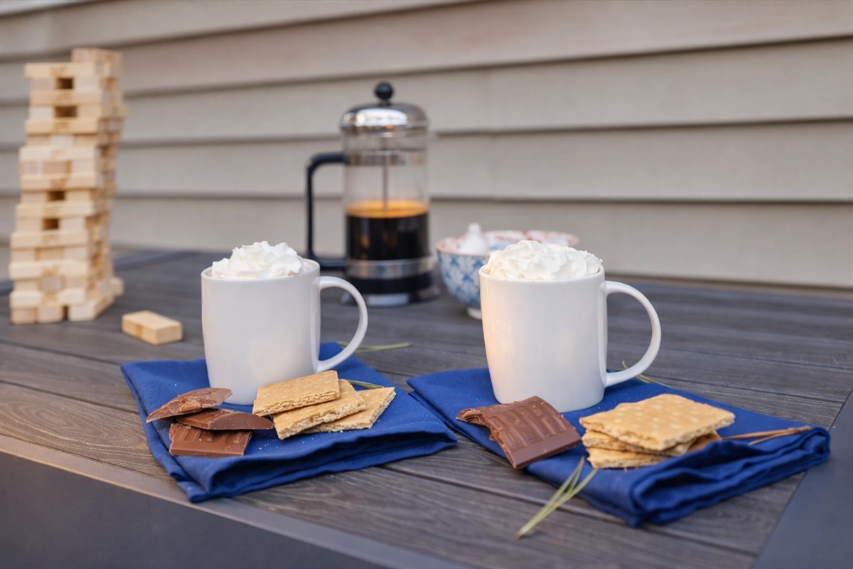 Settle in, sip slowly and enjoy the simple pleasures of mountain time