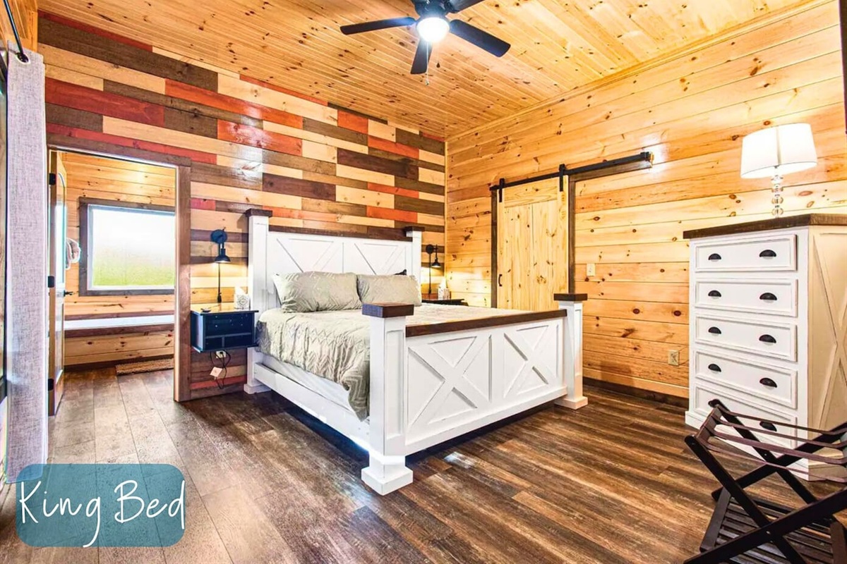 One of Two King Suites on the Main Floor