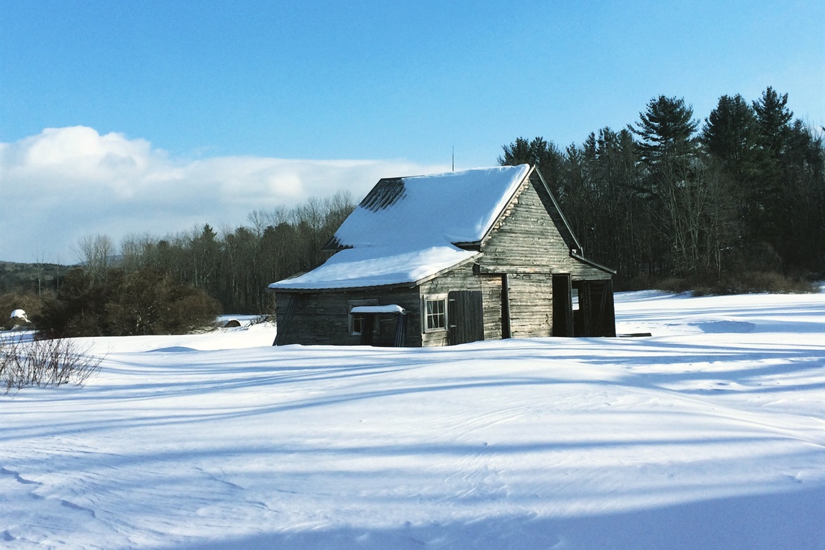 Winter Wonderland

“Snow-covered fields and barn create a magical winter landscape.”