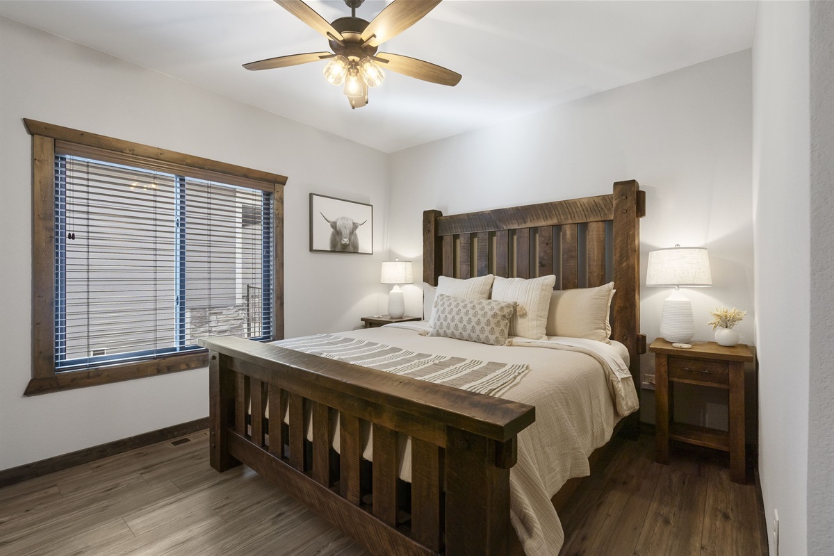 Main level King #1 with ensuite bathroom
