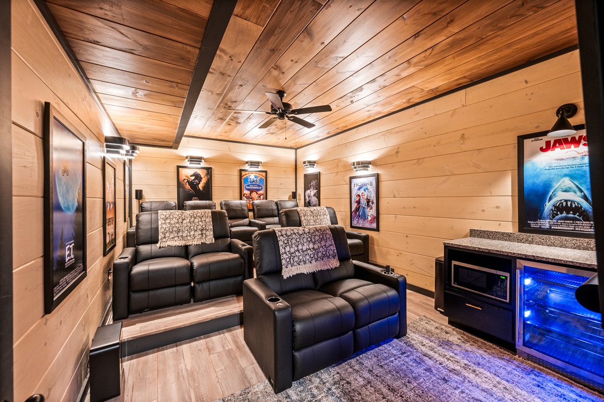 Enjoy an evening in at the movies. Netflix/HBO/Disney included!
