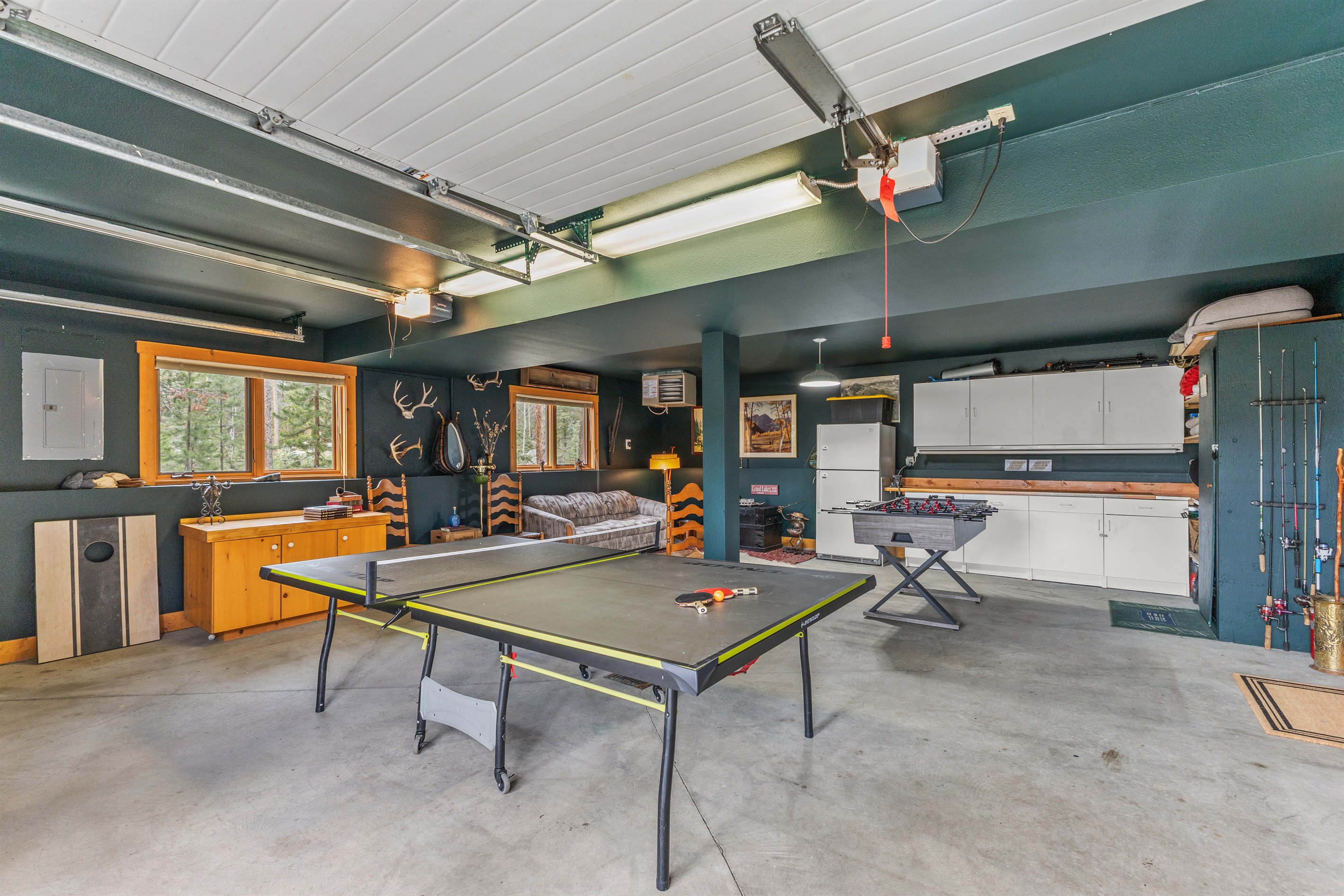 Game Room in Garage