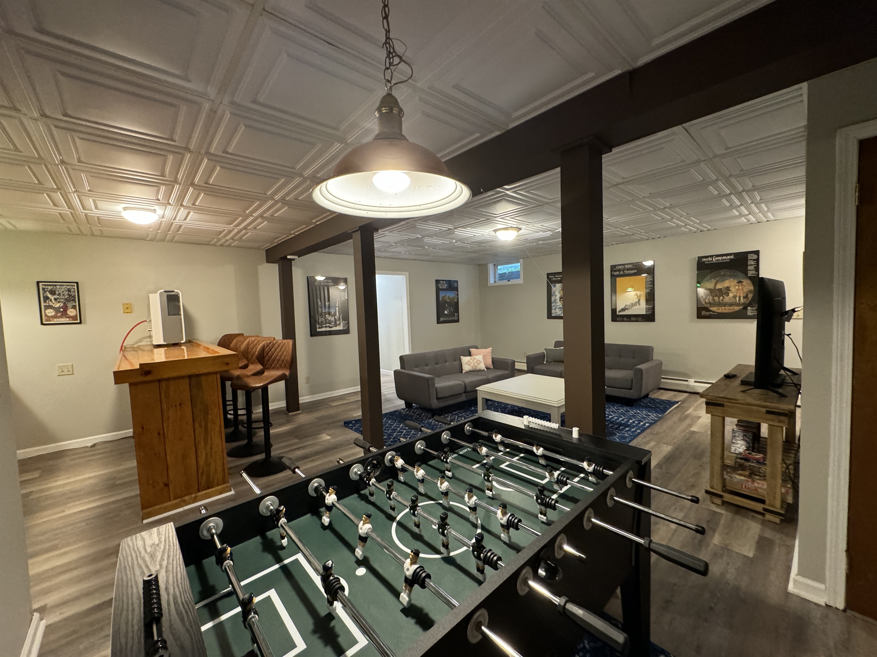 Lower level gamroom/bar