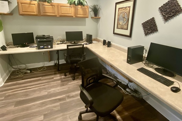 Business center.