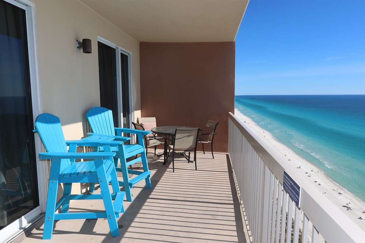 Photo Taken (Nov 2025) Tall Adirondack chairs and perfect views!