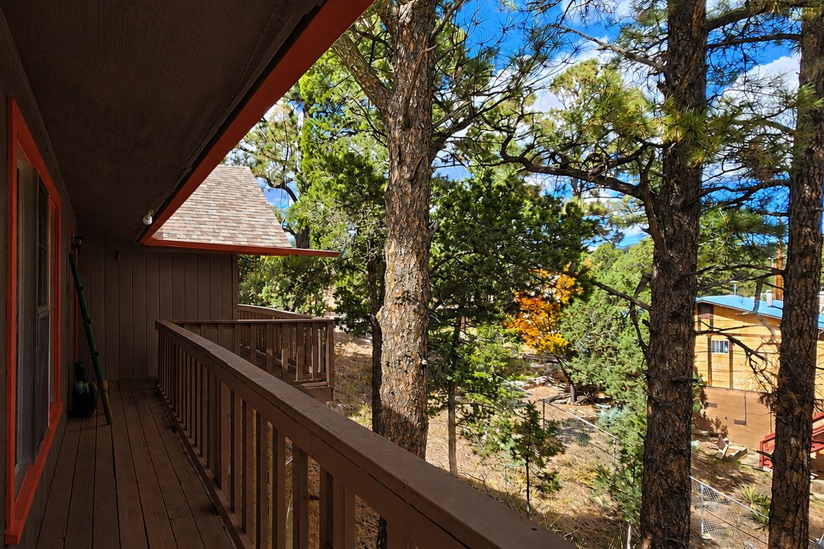 Entrance walkway to cabin