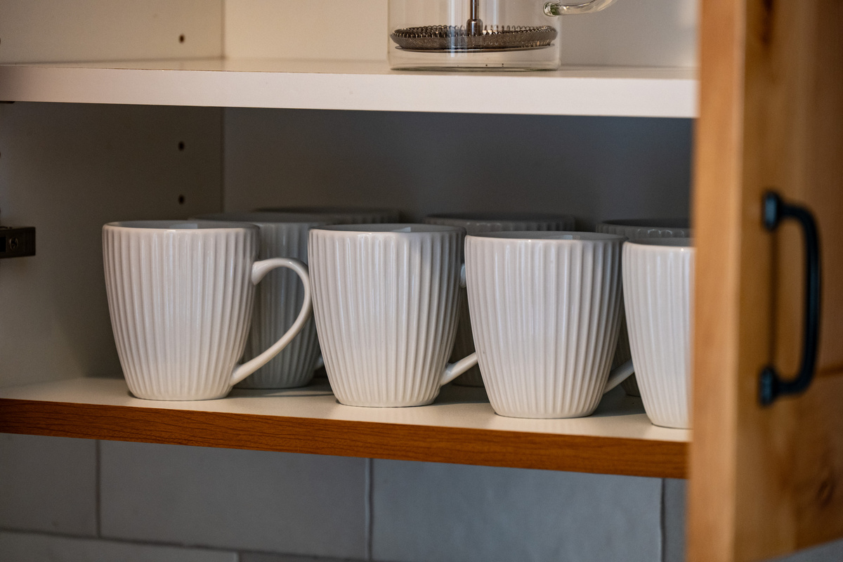 Everyday kitchen essentials are provided so you can settle in without bringing the basics from home.