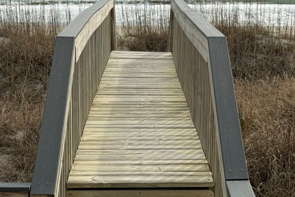 Walkway to the beach.