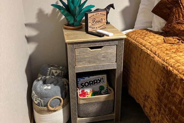 Guest Room - Board games provided for family fun