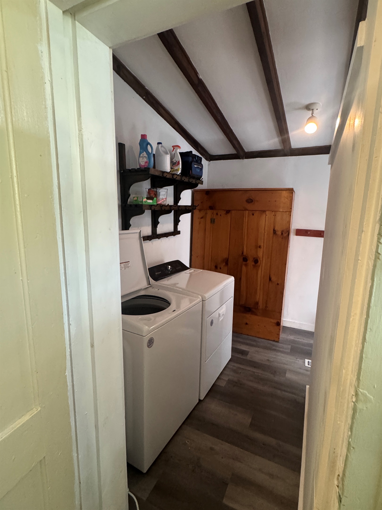 Laundry room off kitchen