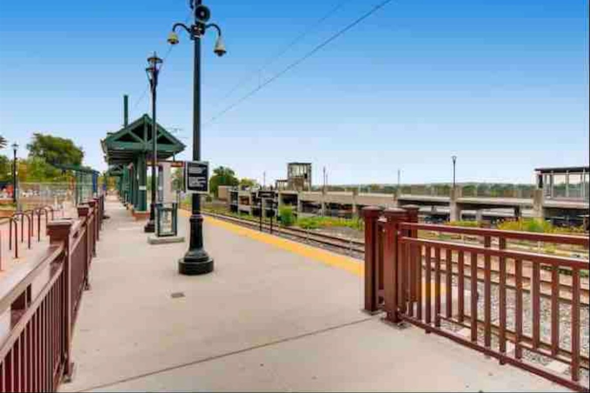 Hop on the light rail with access to Downtown Denver, Airport, Golden, and other Great Colorado Cities