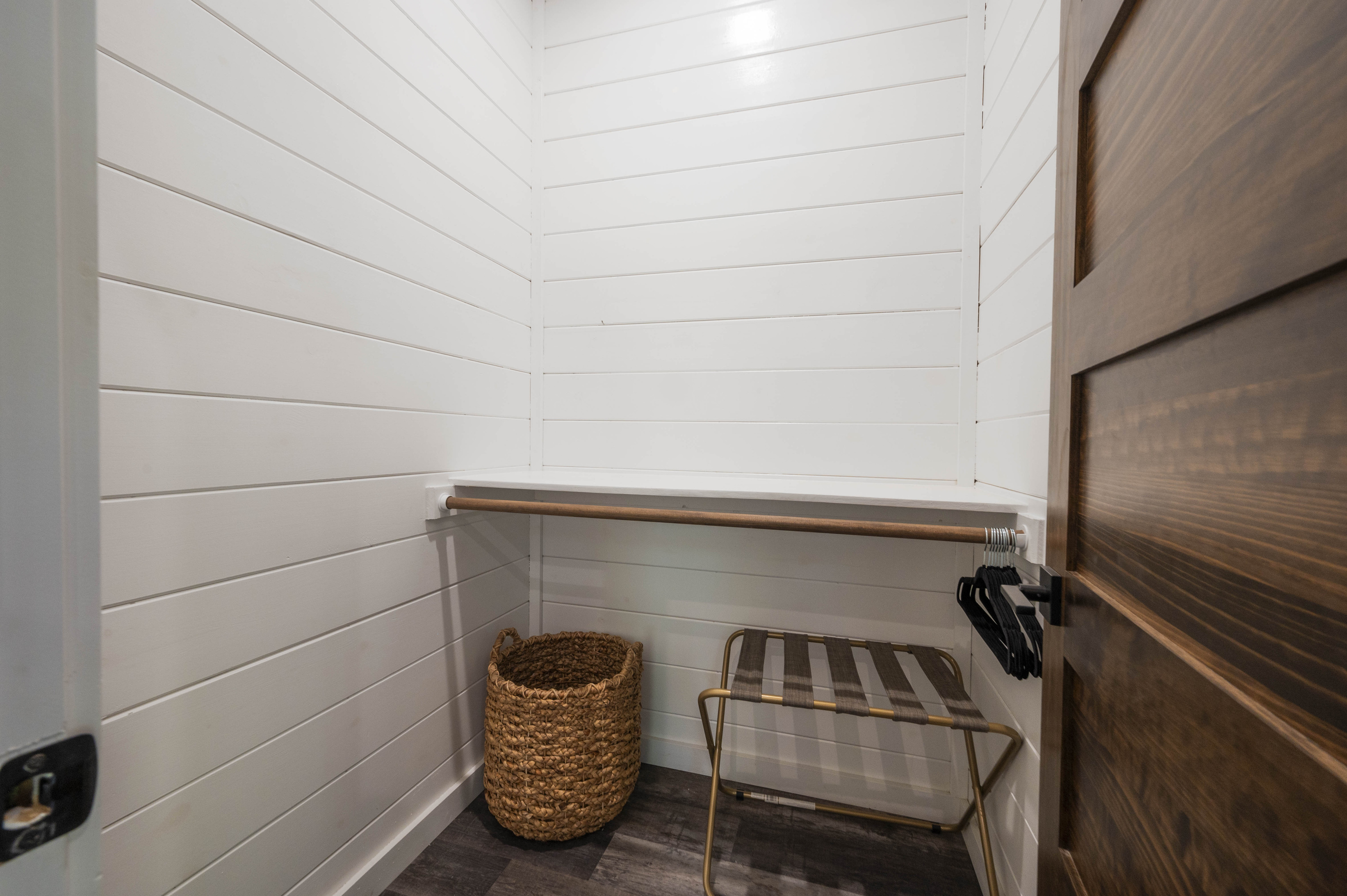 Spacious walk-in closet in every bedroom.