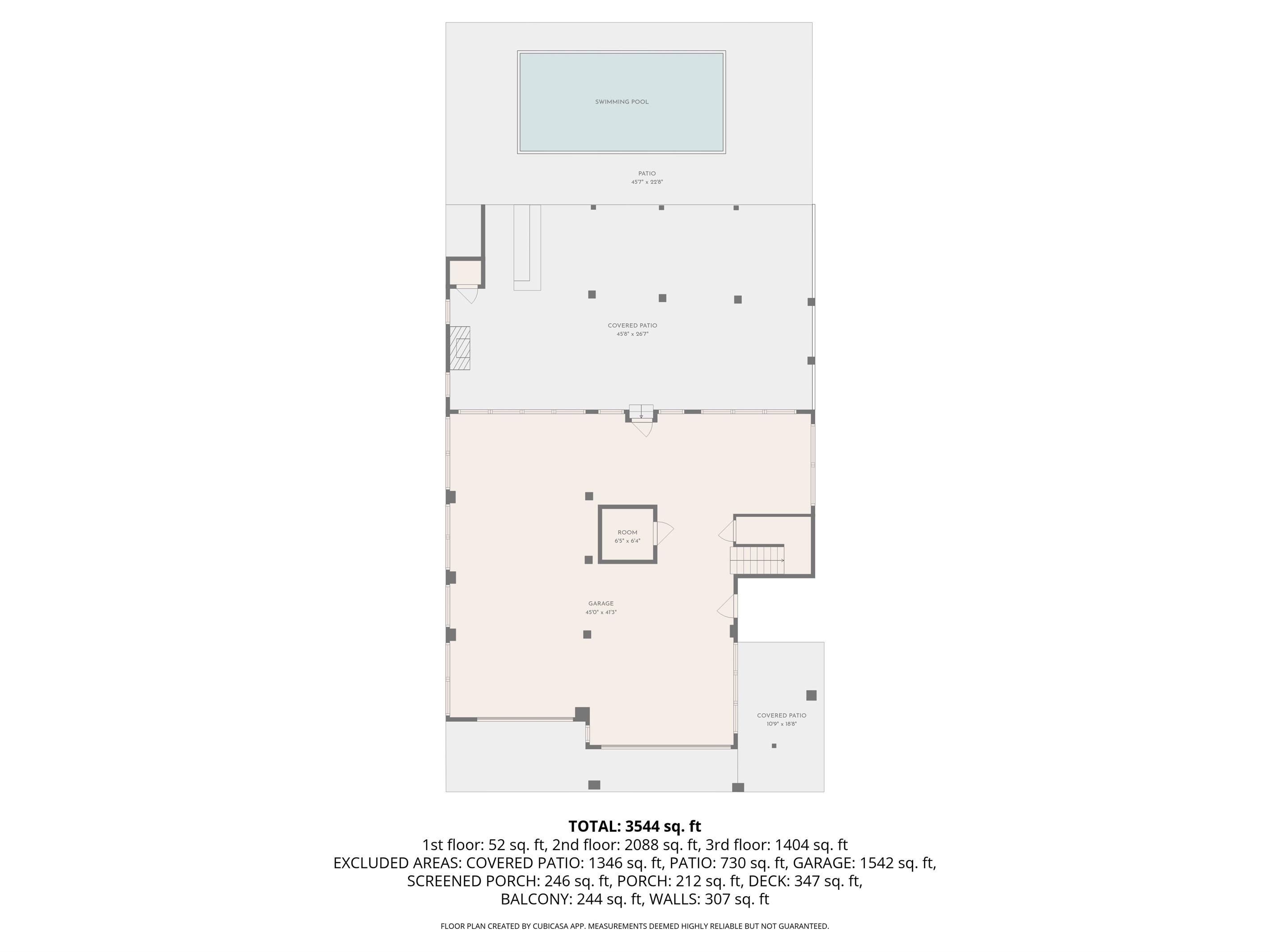 Ground Floor - Floor Plan | Beach Dream, 2605 Cameron Blvd, Isle of Palms, SC | IOP Escapes