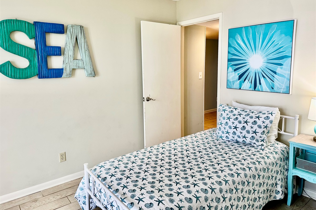 Laundry area is near the bunk room...