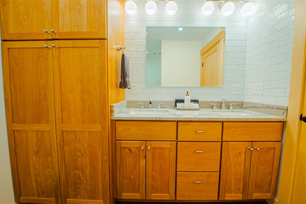 Second Bathroom with double vanity