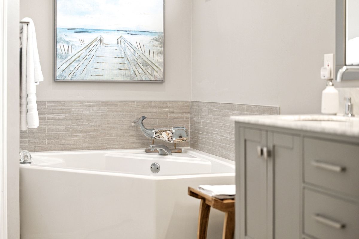 End your day soaking in the tub